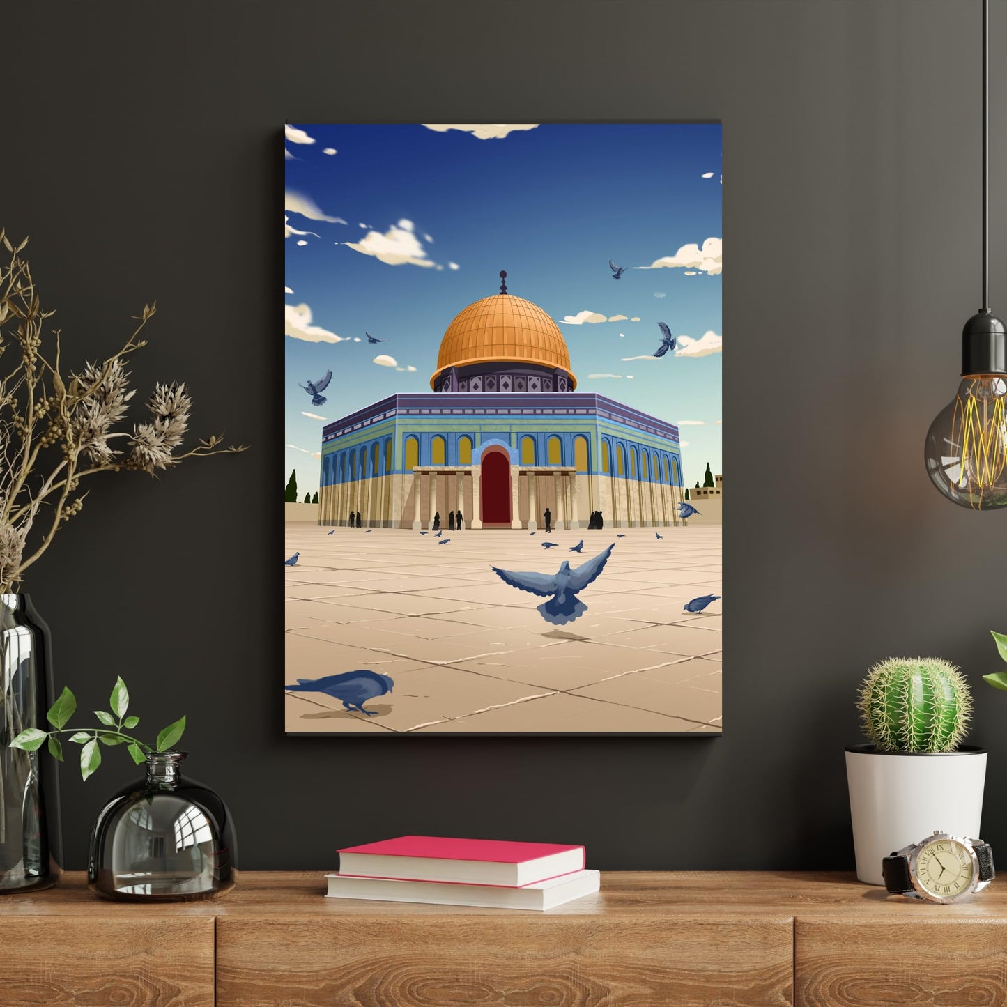 UMRASTORE Masjid an-Nabawi Paint by Numbers Kit | Islamic Paint by Numbers | Islamic Painting | Islamic DIY Art |