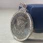 Geruibi Sterling Silver 50 cent Border Screw Top Coin Border is suitable for 30.64mm diameter 2.15mm thickness Coins, Coins Not Included