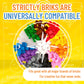 Strictly Briks Building Blocks Set - Educational Classic Kids Toys - Toddler Building Blocks for Ages 3-5 Compatible with LEGO - Sturdy Brick Sets