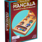 Pressman Mancala Board Game | Fun Classic Table for Adults & Kids | Includes 48 Glass Mancala Stones and Wood Hinged Playing Board | 2 Players, Ages
