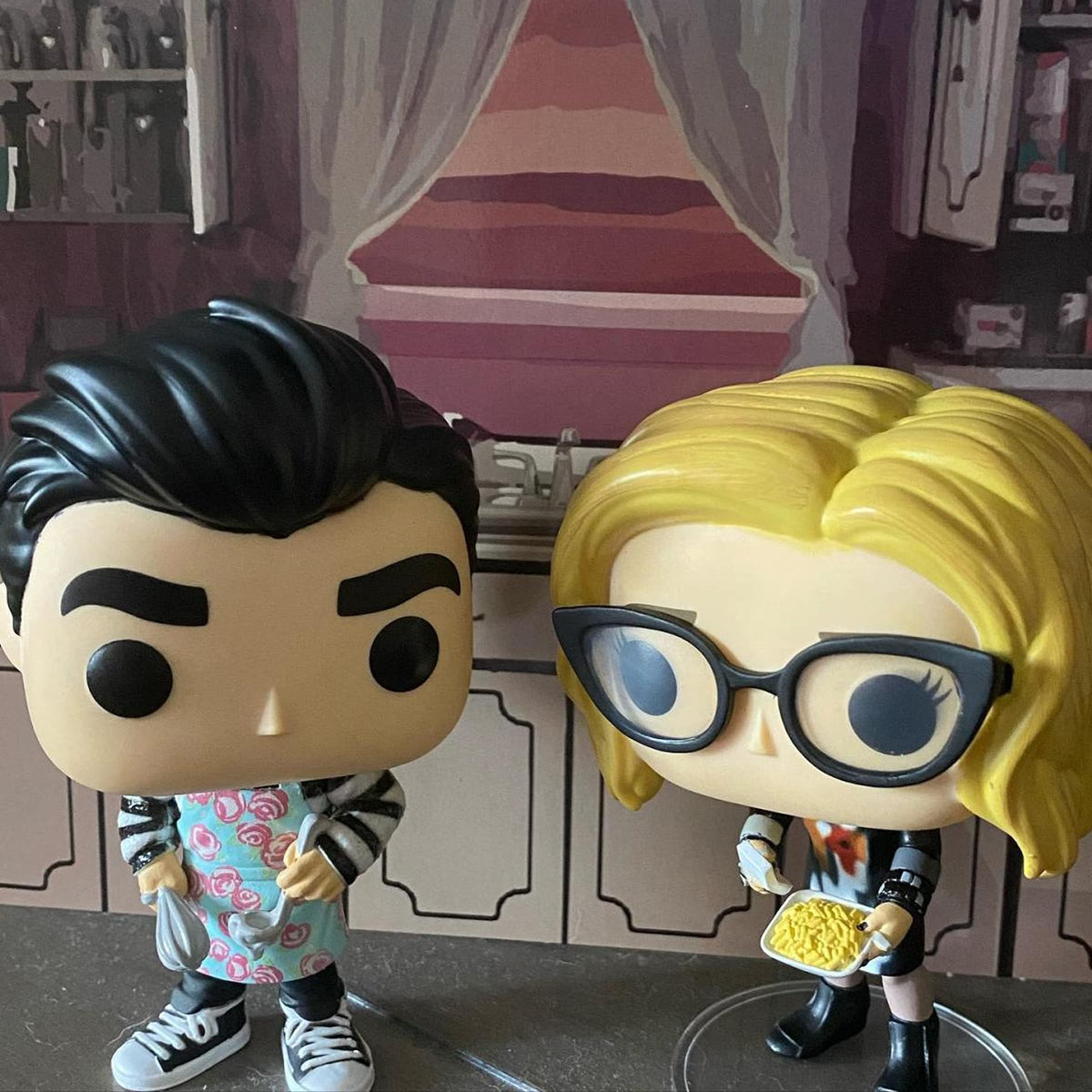 Funko Pop! Schitts Creek David and Moira Rose Exclusive