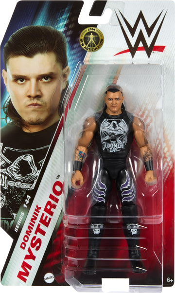 Mattel WWE Action Figure, Series #144 Dominik Mysterio 6-inch Collectible with 10 Articulation Points & Life-Like Look