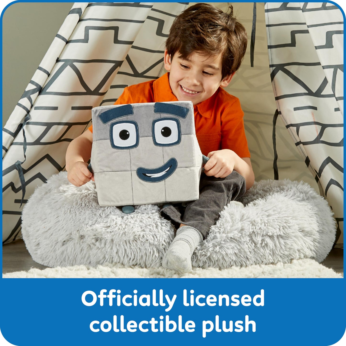 hand2mind Numberblock Nine Playful Pal, Plush Figure Toys, Numbers for Toddlers, Cute Stuffies, Preschool Math Learning Toys, Stuffed Animal, Small