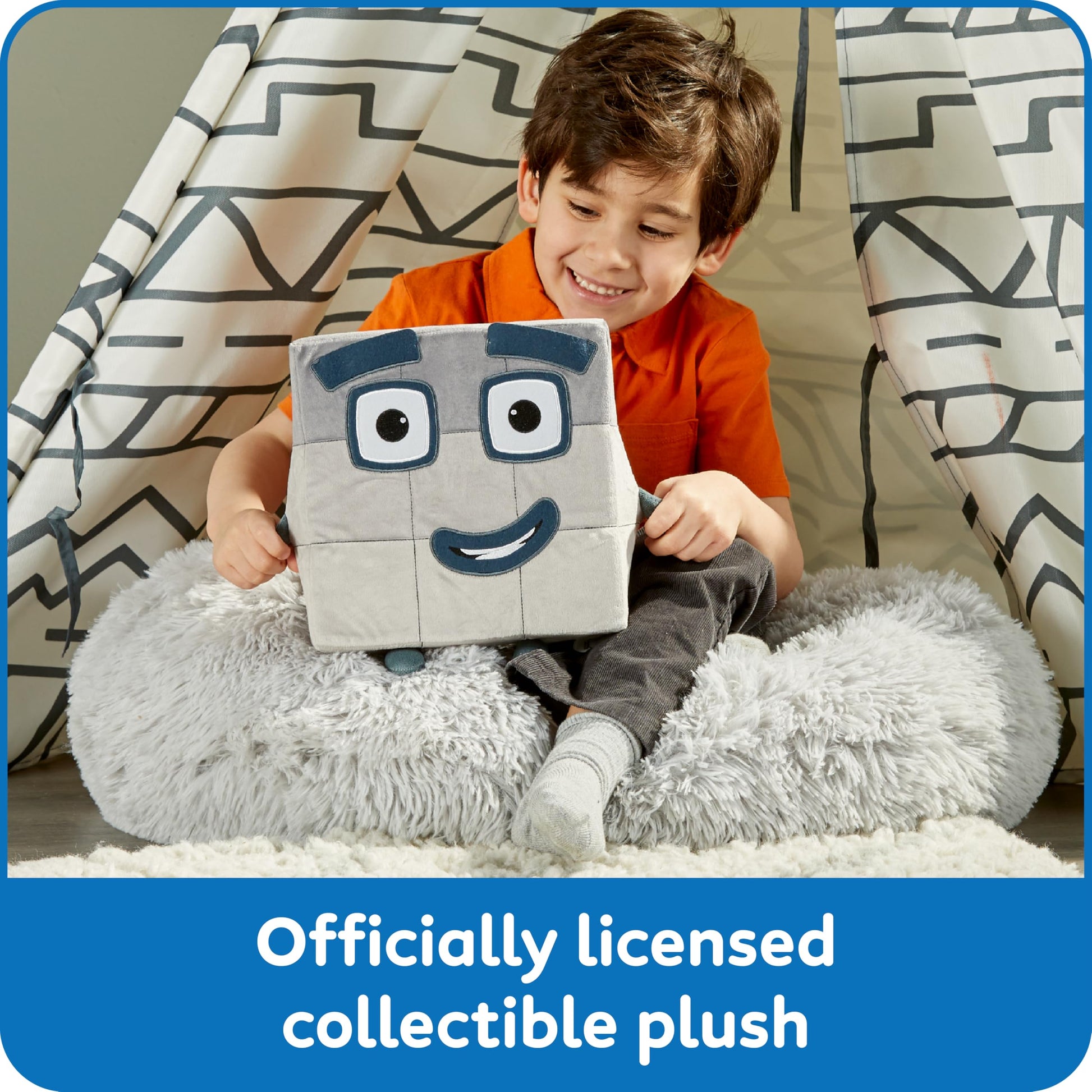 hand2mind Numberblock Nine Playful Pal, Plush Figure Toys, Numbers for Toddlers, Cute Stuffies, Preschool Math Learning Toys, Stuffed Animal, Small