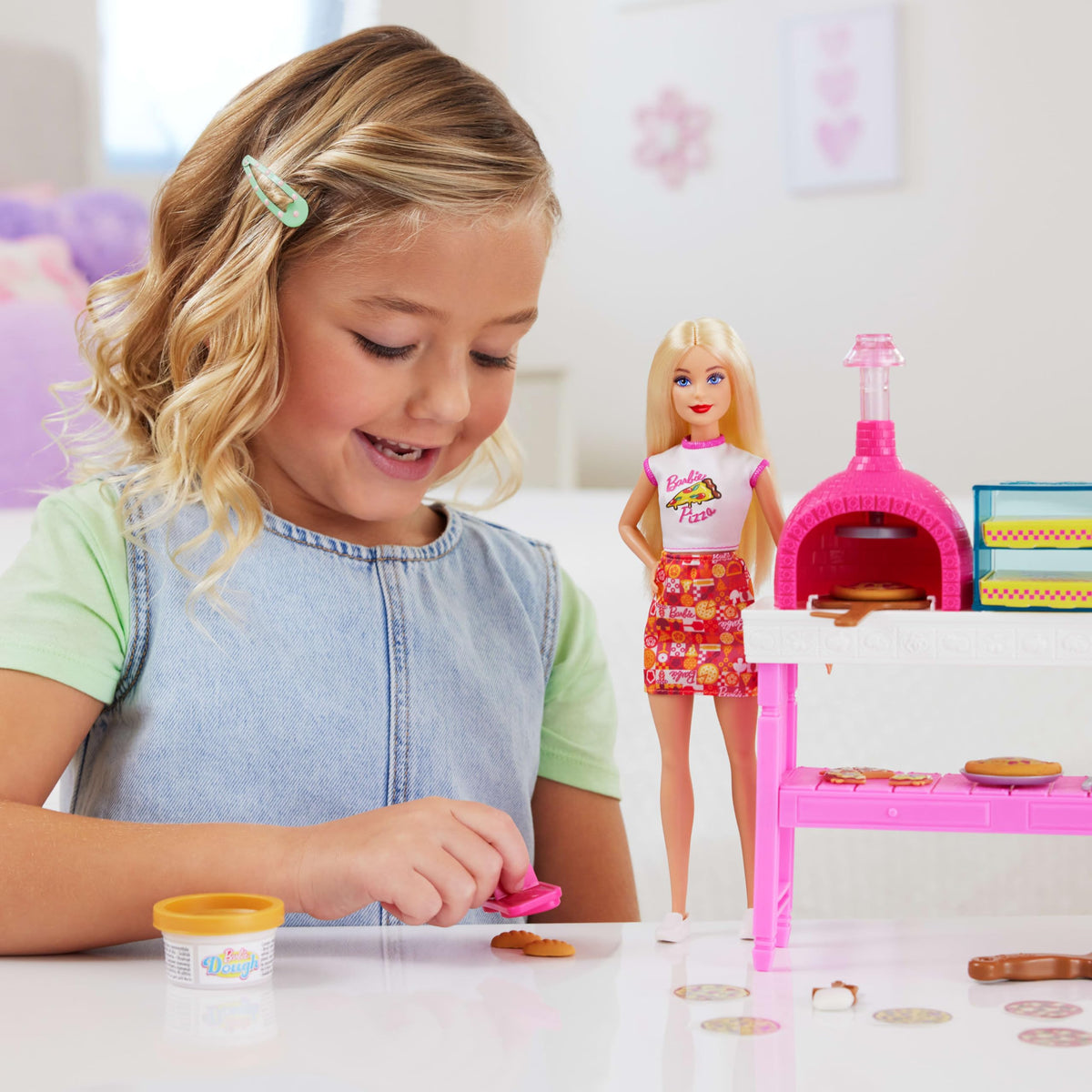Barbie Careers Pizza Shop Doll, Playset, and Accessories