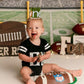 VANGNING Football 1st Birthday Crown Hat, One Year Down Party Hat, Our Little Rookie Football Outfit