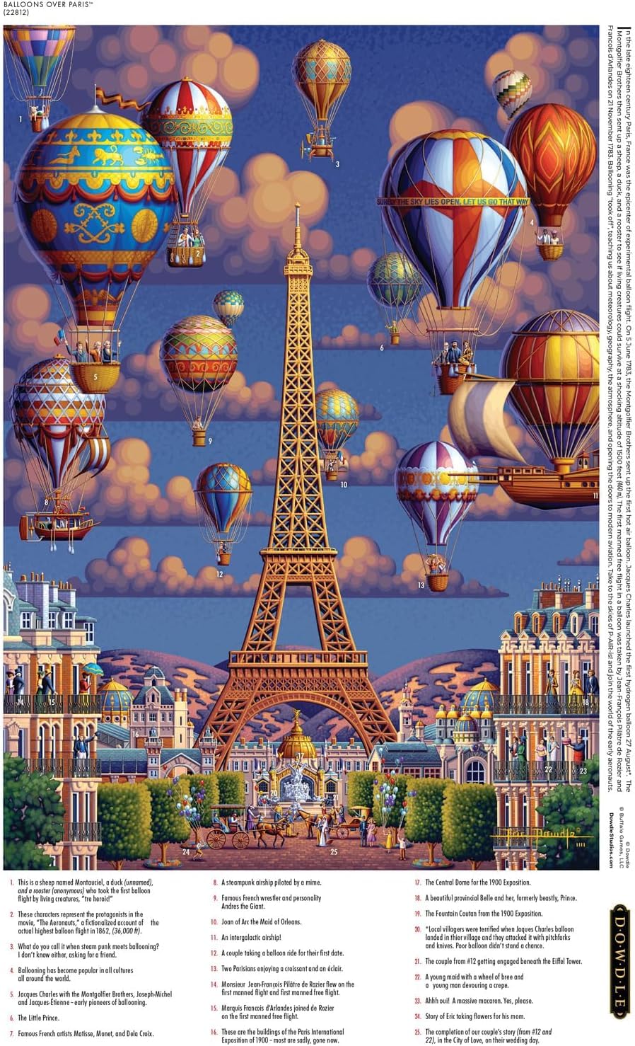Buffalo Games - Eric Dowdle Balloons Over - 300 Piece Puzzle for Adults