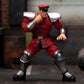 Jada Toys - Street Fighter II M. Bison Action Figure Wave 2 - 1:12 Scale, 6" Tall, Interchangeable Heads, Hands, Purple Fire Accessory