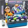 Science Kits for Kids Age 5-7 8-12, STEM Educational Learning Toys with 58 Circuit Parts, Over 520 Projects, Travel Sensory Table Fidget Toy for Boys