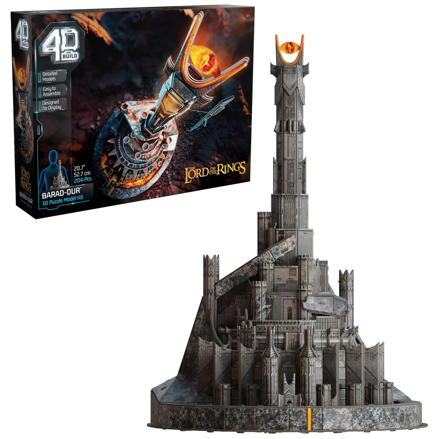 4D Build Lord of the Rings Barad-Dur 3D Puzzle Model Kit for Adults