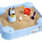Little Tikes Bluey Beach Day Sand Box with 6 Accessories, Bluey Active Play, for Boys and Girls Ages 1-6 Years