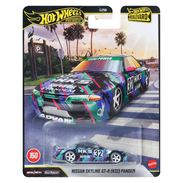 Hot Wheels Bourbird Nissan Skyline GT-R(R32) Pandem Ride On Toy Mini Car 3+ Multi JHW41
