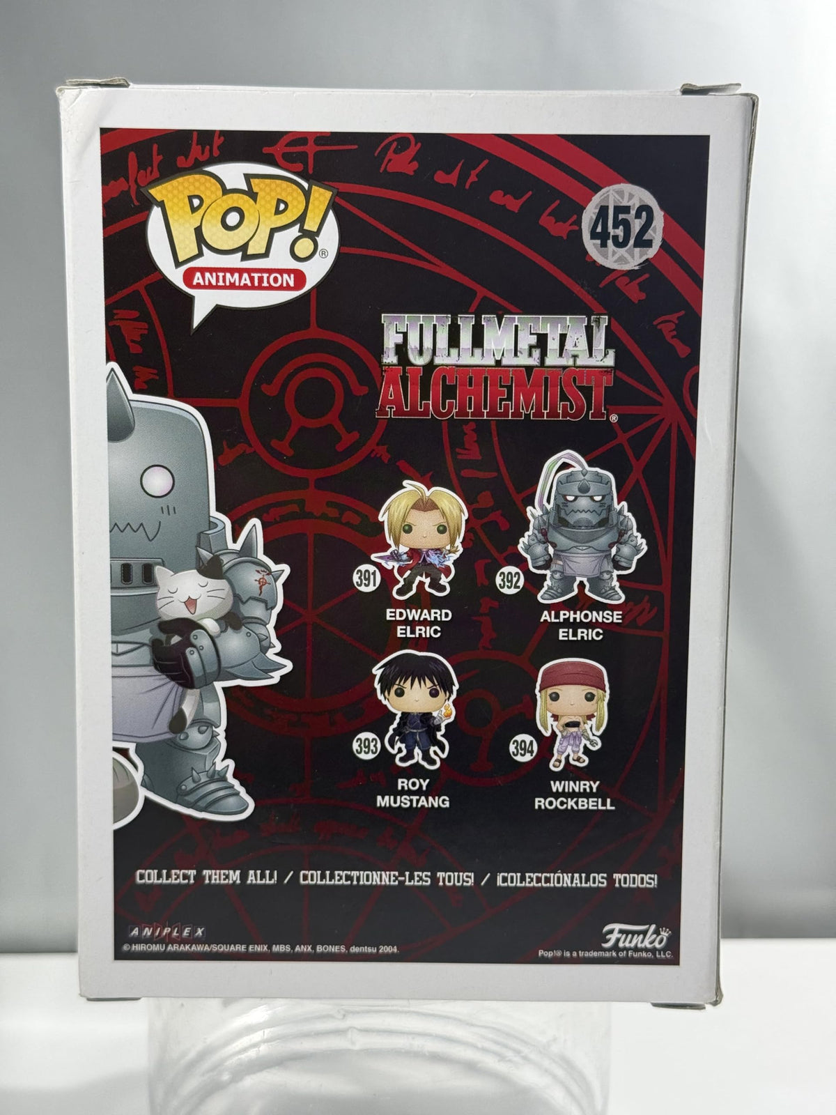 Funko POP Fullmetal Alchemist 452 Alphonse Elric with Kittens (no Sticker)
