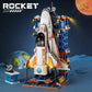 kececo Space Exploration Shuttle, Building Block Toy, Children's Intellectual Science Education Model, Suitable for Halloween, 1068 pcs