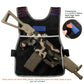 Hely Cancy Large Size Adjustable Toy Tactical Vest Kit Compatible with Nerf N-Strike Elite Series for Men, Big Kids XL-Size