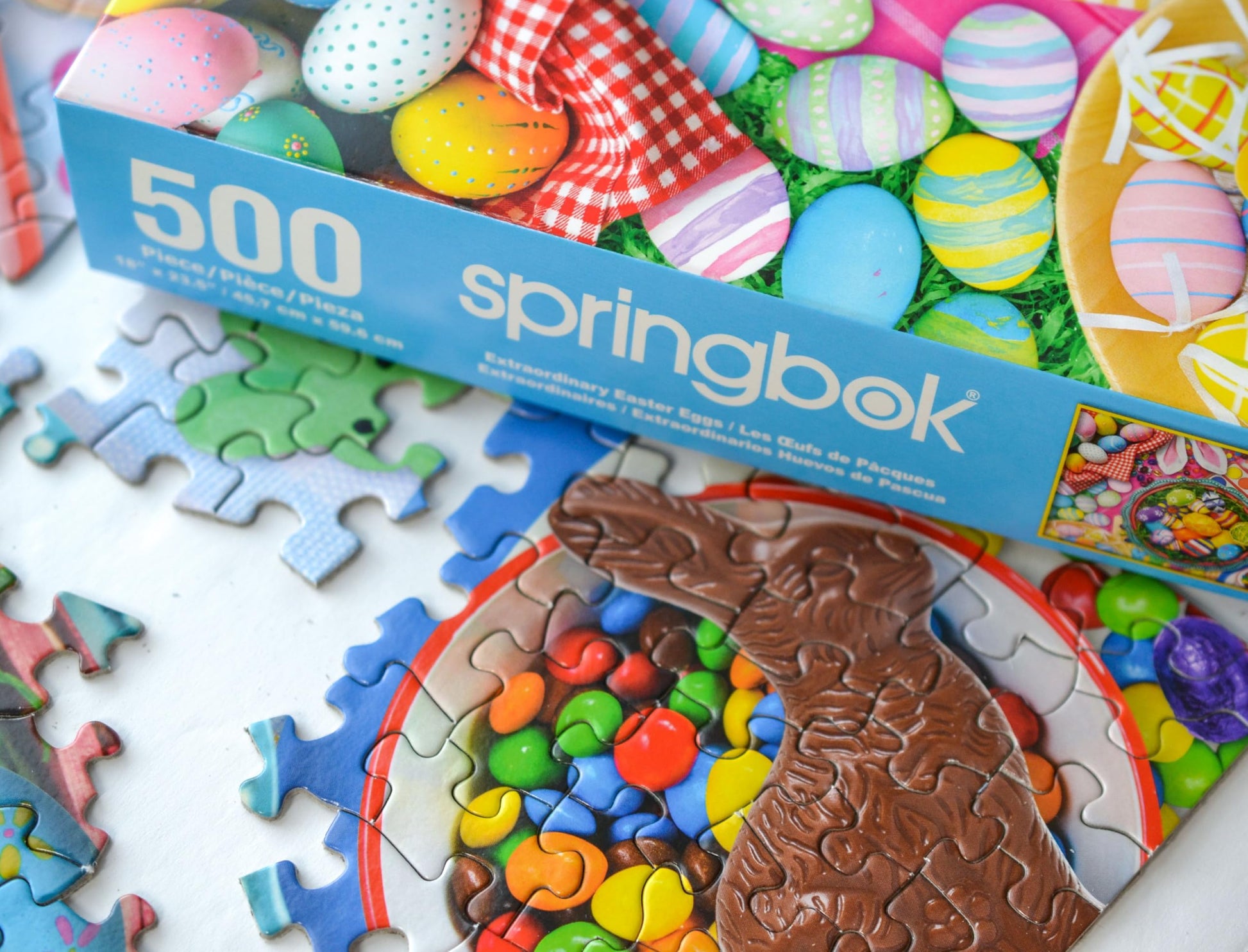 Springbok Extraordinary Easter Eggs 500 Piece Jigsaw Puzzle for Adults