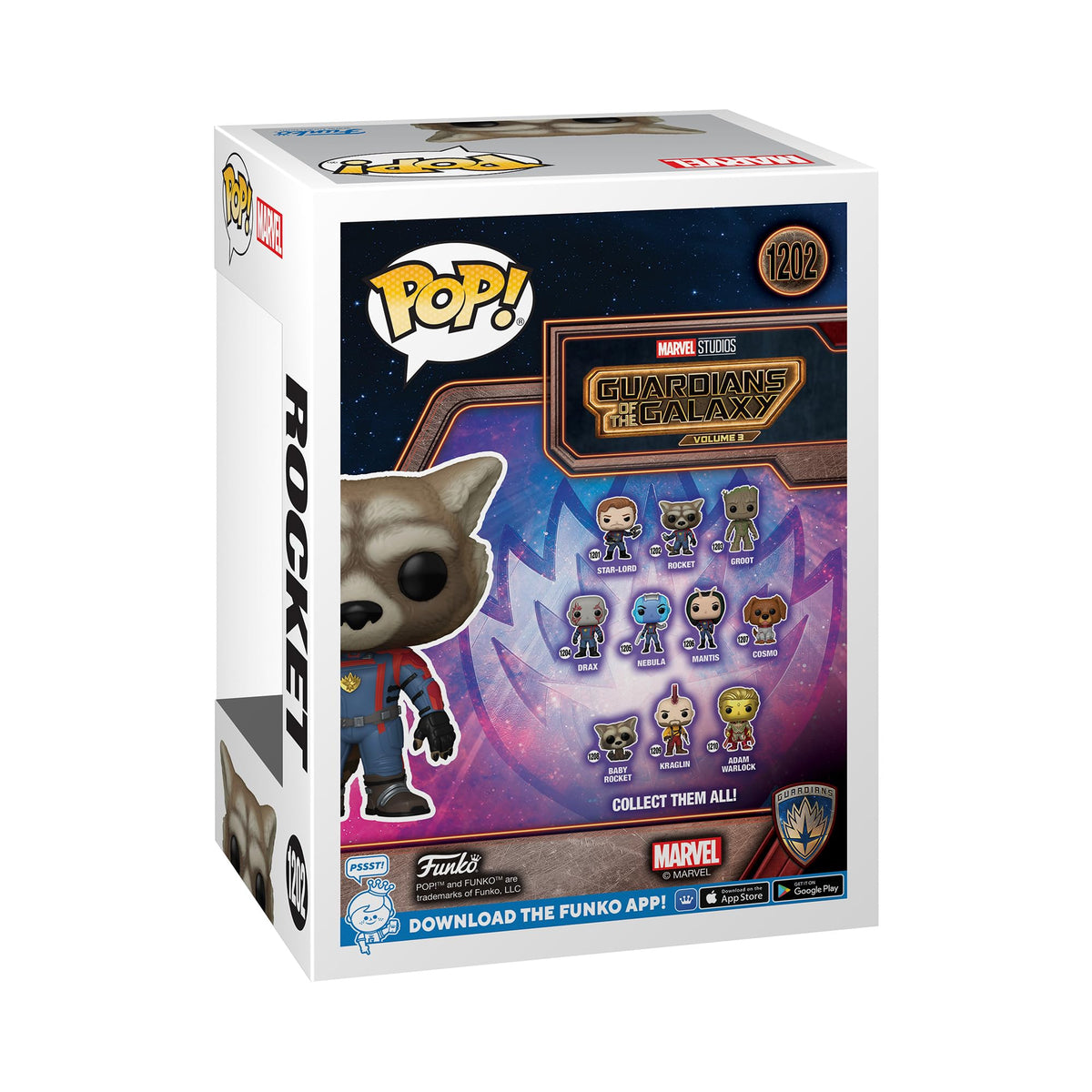 Funko POP! Vinyl: Marvel - Guardians of The Galaxy 3 - Rocket Raccoon - Collectable Vinyl Figure - Gift Idea - Official Merchandise - for Kids
