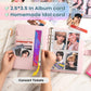 A5 Kpop Photocard Binder, 6 Ring Card Collector Album with 240 Card Slots, 30 Double-Sided Photocard Sleeves, PU Leather Binder Cover for Organizing