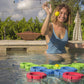 Water Sports Itza Floaty Pool Pong Backyard and Pool Game - Floating Ping Pong Pool Games for Adults and Family