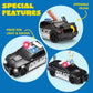 JOYIN 4 Packs Emergency Vehicle Toy Playsets, Friction Powered Vehicles with Light and Sound, Including Fire Truck, Ambulance, Play Police Car