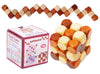 Wooden Twist Cube IQ Puzzle, Brain Teaser Puzzle for Kids and Adults