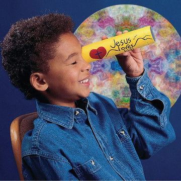 S&S Worldwide Educraft Kaleidoscopes Craft Kit, 6-3/4" Size, Pack of 25, Silver