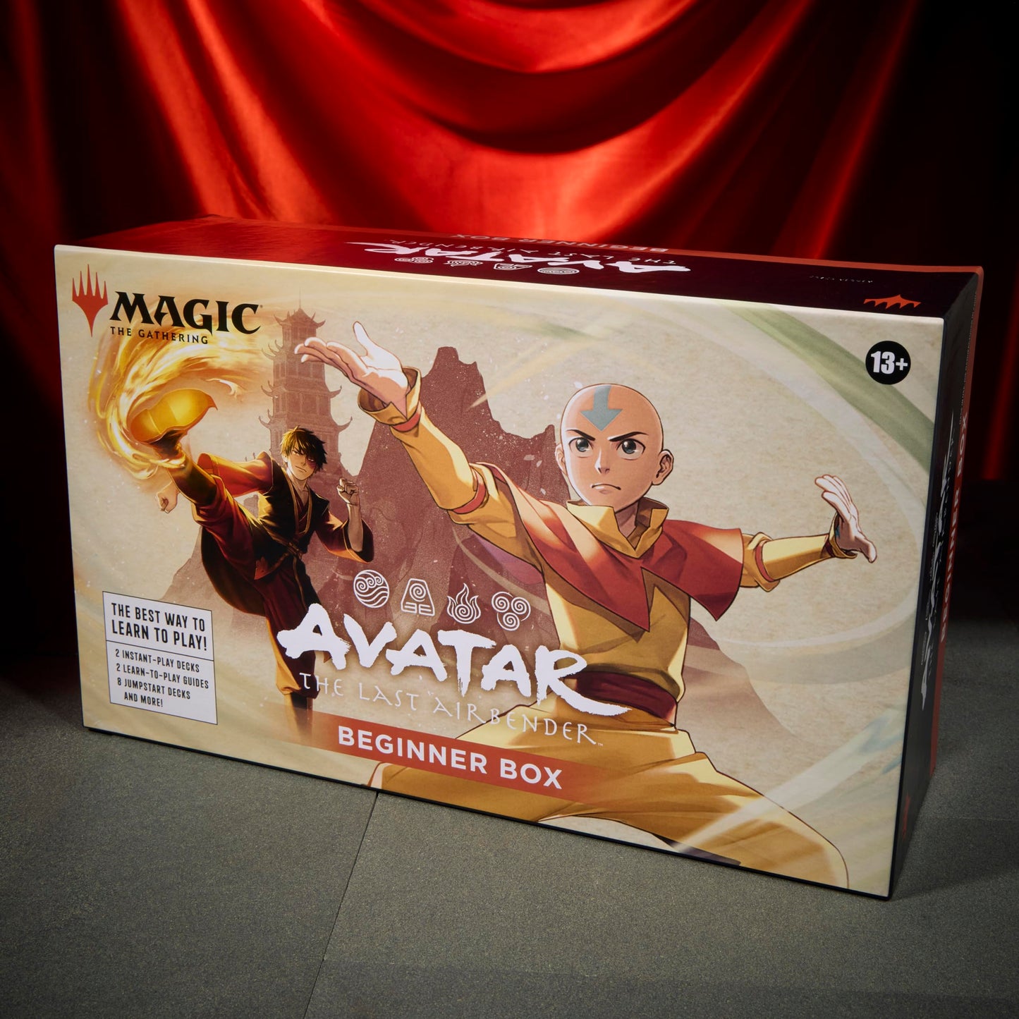 Magic: The Gathering | Avatar: The Last Airbender Beginner Box | 2-Player Card Game | Includes 2 Tutorial Decks, 8 Themed Half-Decks, 2 Playboards, 2