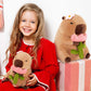 Achwishap Capybara Plush,Cute Plushies Capybara Stuffed Animals,Capybara Plush Toys,Kawaii Plushie Stuffed Toy with Flower Plushies Gifts for Kids