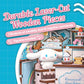 Hands Craft Cinnamoroll Cloud Bakery Book Nook Kit with Cinnamoroll Figurine - Kawaii 3D Puzzle with Touch Activated LED Lights - DIY Wooden Craft Kit