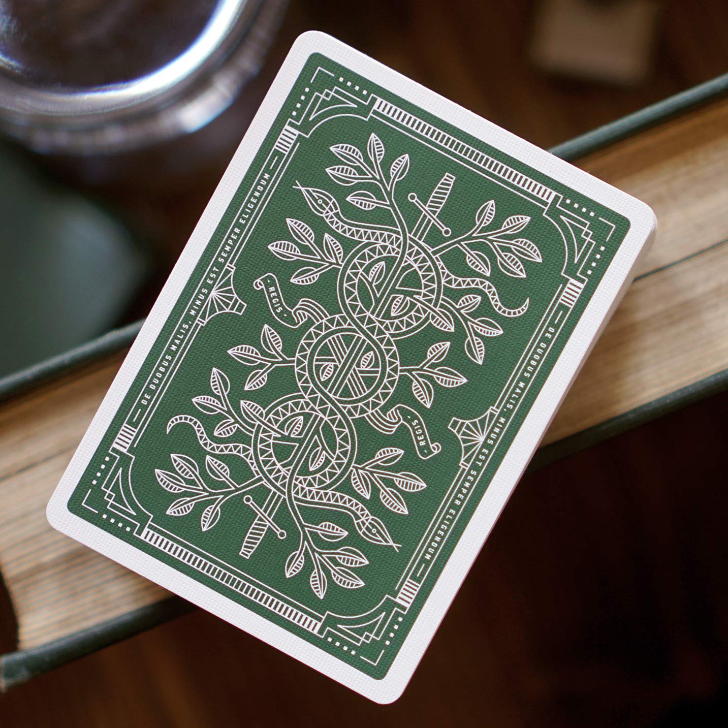 theory11 Monarch Playing Cards Green - Emerald Collector Style Poker Deck for Magic, Cardistry, Game Night, Party Games, Solitaire, Blackjack, Gifts