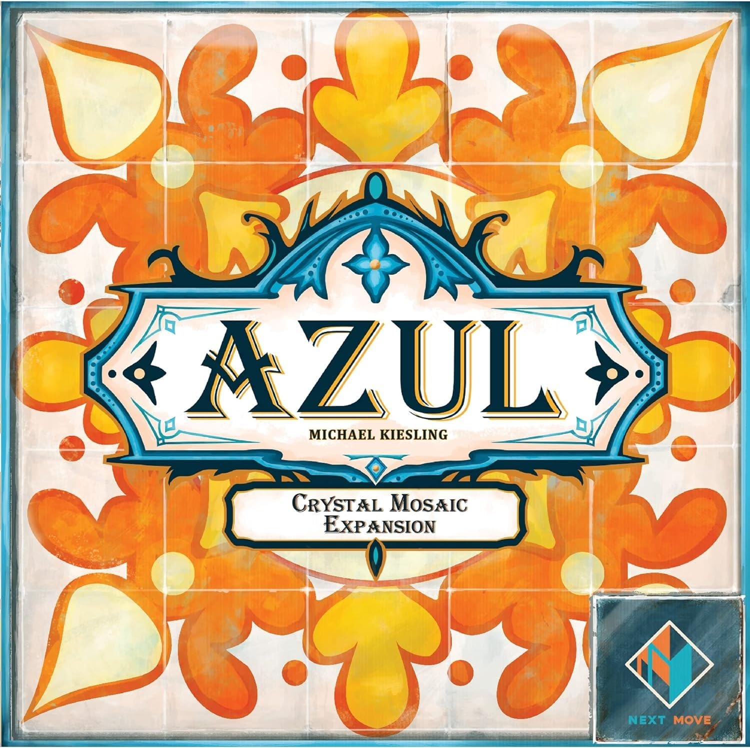 Asmodee Azul Crystal Mosaic Board Game EXPANSION - Tile-Placement Strategy, Family Fun for Kids & Adults, Ages 8+, 2-4 Players, 30-45 Minute Playtime