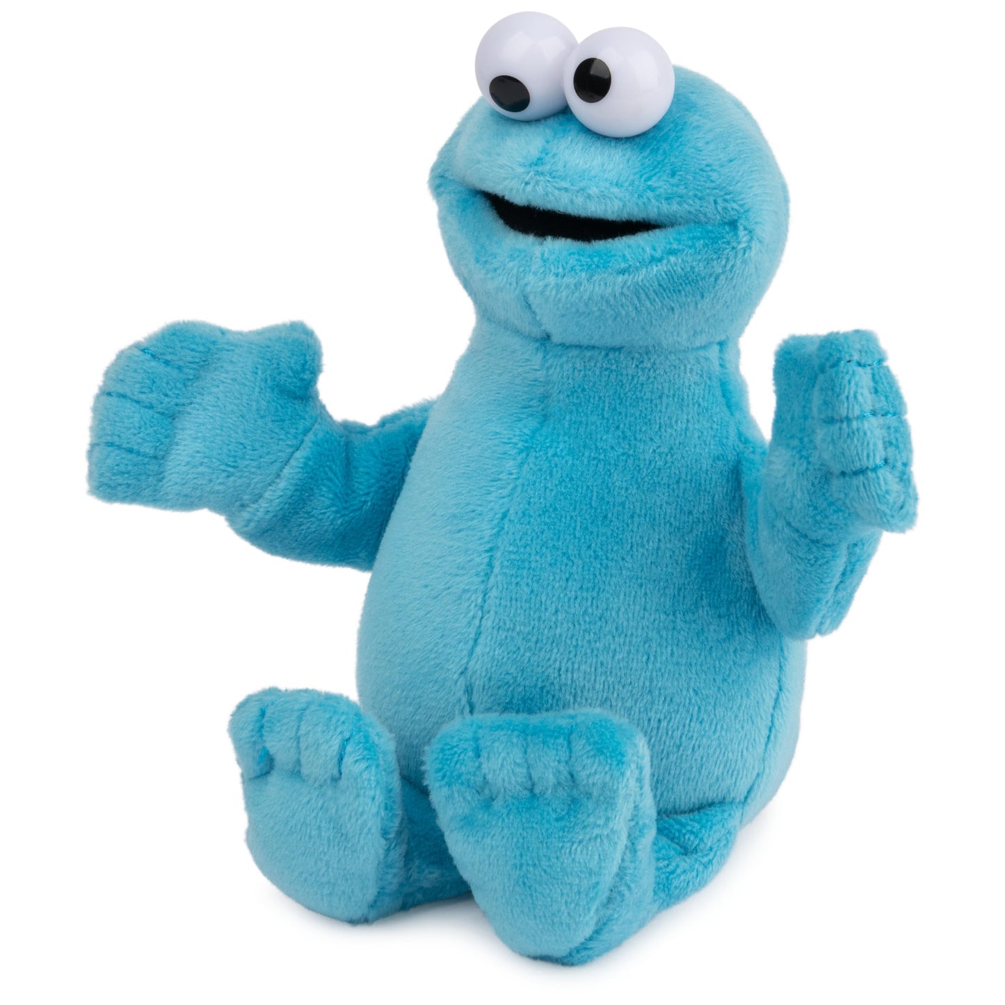 GUND Sesame Street Official Cookie Monster Muppet Beanbag, Premium Plush Toy for Ages 1 & Up, Blue, 6.5”