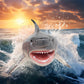 Large Replica of Mosasaurus 10 Inch 3PCS Prehistoric Sea Creatures Toys for Kids Gift Shark Figure Ocean Life Collection Sea Animals for Toddler Boys