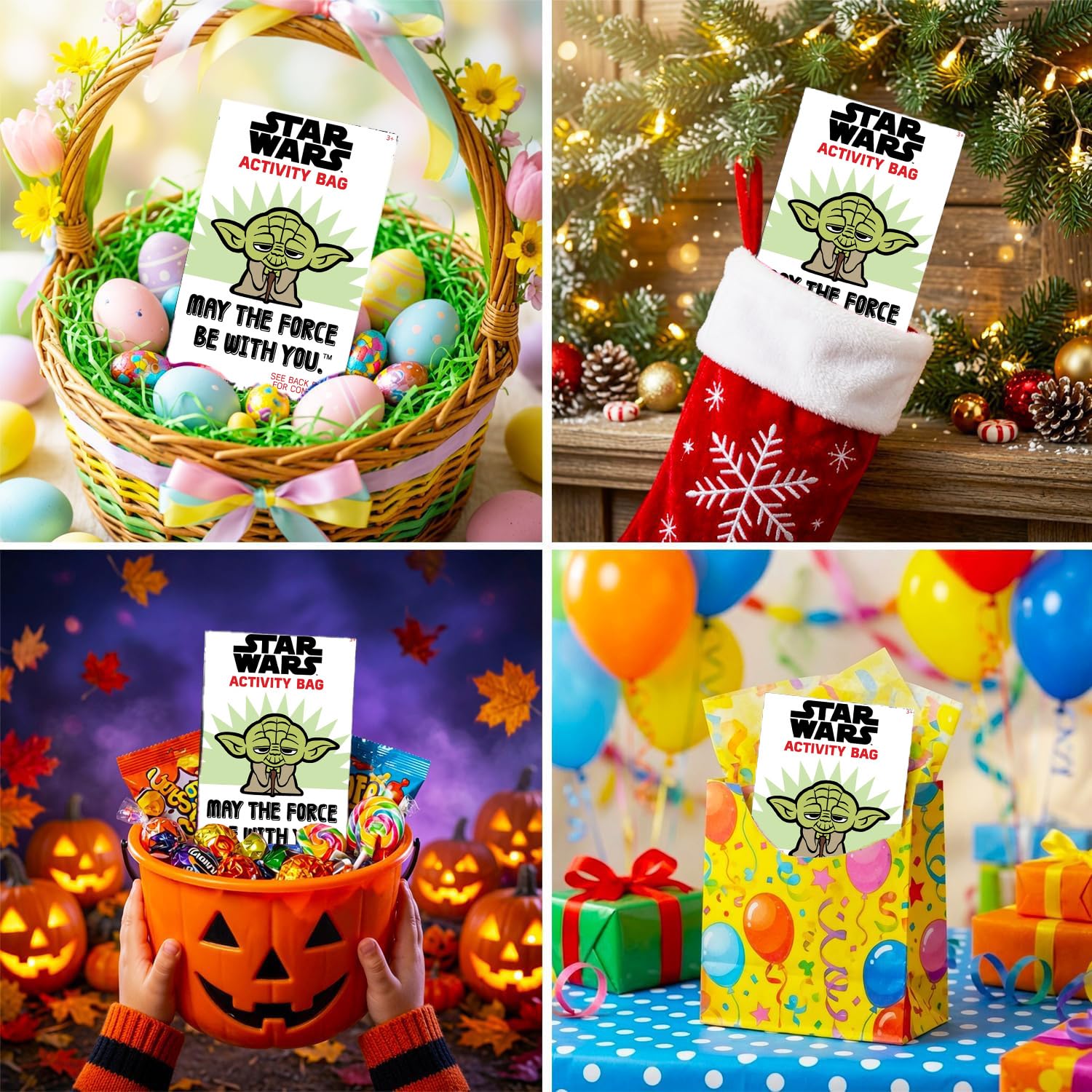 STAR WARS Party Favors for Kids Bundle - 8 Mini Activity Packs Party Decor