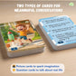 Talkiyou Kids Conversation Cards - 60 Picture Prompts & 240 Open-Ended Questions for Kids Ages 5-12 - Spark Imagination, Emotions & Meaningful Talks