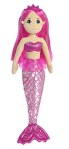 Aurora® Enchanting Sea Sparkles™ Garnet Stuffed Doll - Imaginative Play with Magical Companions - Perfect for Kid's Birthdays and Celebrations - Pink