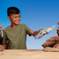 Star Wars Micro Galaxy Squadron Millennium Falcon - 9-Inch Assault Class Vehicle with Four 1-Inch Micro Figure Accessories