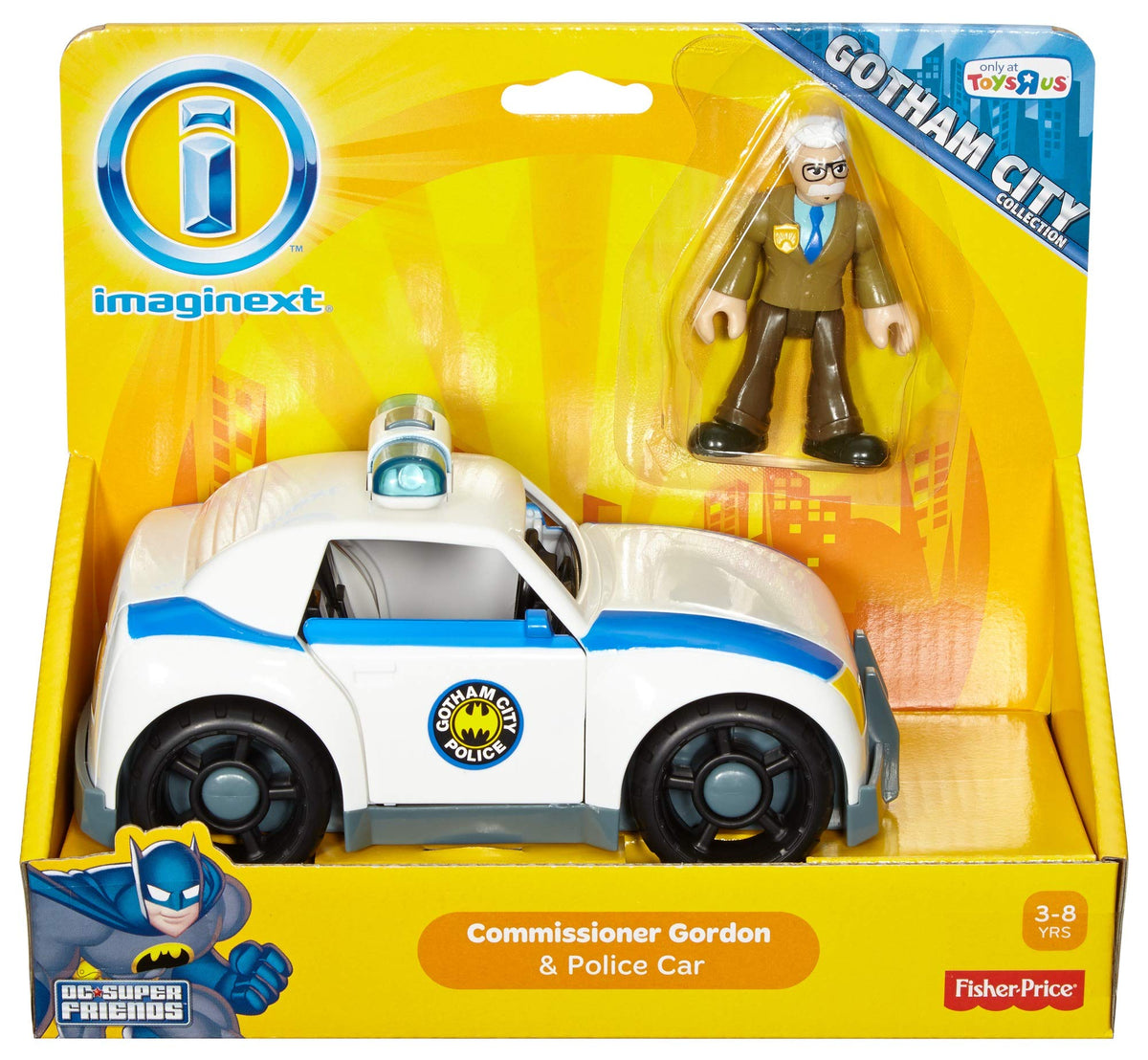 Fisher-Price Imaginext DC Super Friends Commissioner Gordon and Police Car