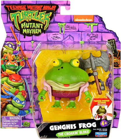 Teenage Mutant Ninja Turtles: Mutant Mayhem 4” Genghis Frog Basic Action Figure by Playmates Toys