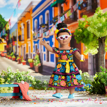 American Girl Truly Me Día de Muertos Celebration Outfit for 18-inch Dolls (Doll Sold Seperately)