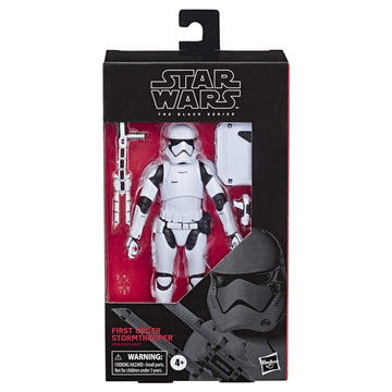 STAR WARS The Black Series First Order Stormtrooper Toy 6" Scale The Last Jedi Collectible Action Figure, 4 & Up