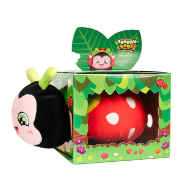 Scentco Snuggle Bugs (Ladybug)- Strawberry Scented Plush Toy - Gifts for Kids, Gift Guide, Aromatherapy