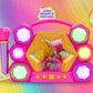 eKids Trolls Band Together Karaoke Microphone with Bluetooth Speaker for Fans of Trolls Toys, Kids Karaoke Machine with Built in Music