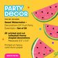 Big Dot of Happiness Sweet Watermelon - Decorations DIY Fruit Party Essentials - Set of 20