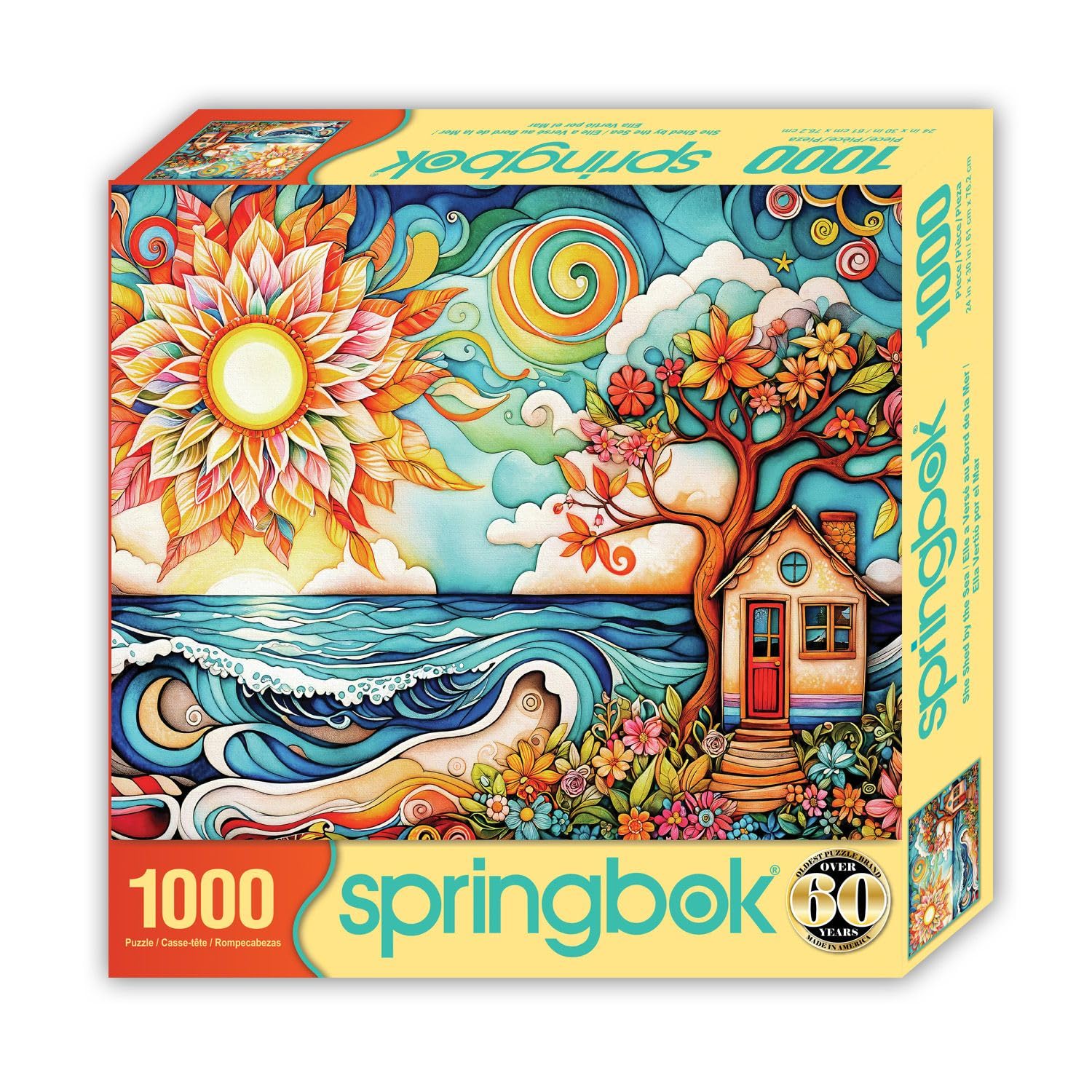 Springbok She Shed by the Sea 1000 Piece Jigsaw Puzzle for Adults
