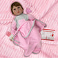 22" Baby Doll | Reborn Realistic Baby Doll that Looks Real | Weighted Soft Newborn Silicone Baby Doll Gift Set with Swaddle Blanket, Pacifier Toy