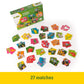 John Deere Kids Matching Game - Farm Themed Memory Game for Toddlers and Kids - John Deere Toys - Preschool Games and Learning Activities - 27 Matches