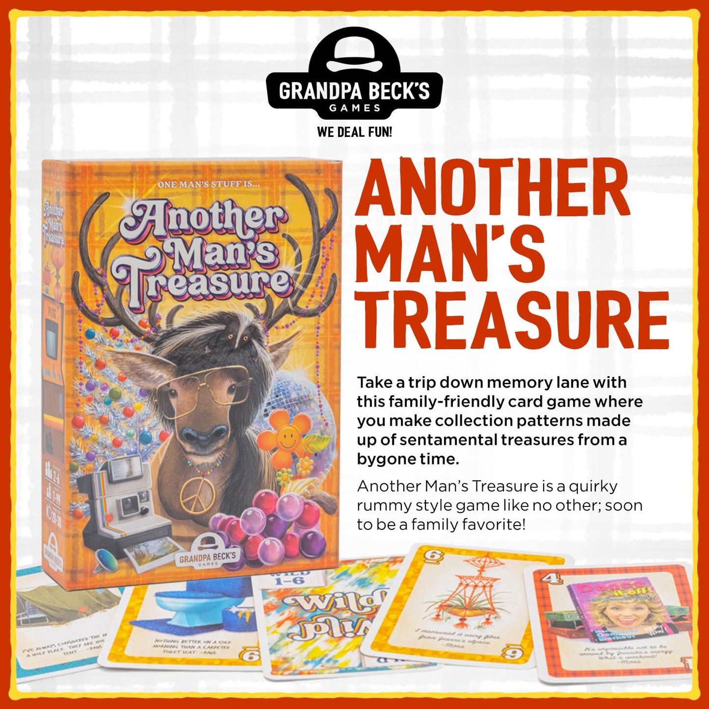 Grandpa Beck's Games Another Man's Treasure | A Rummy Style Card Game | from The Creators of Cover Your Assets | for Kids, Teens, and Adults | 2-6