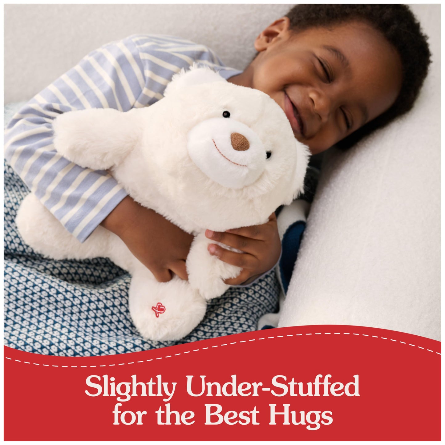 GUND Snuffles 10-Inch White Classic Teddy Bear Plush Toy, Ages 0+