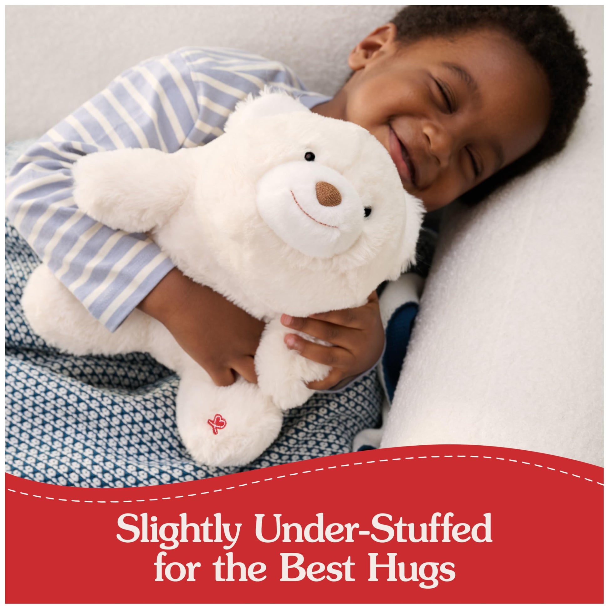 GUND Snuffles 10-Inch White Classic Teddy Bear Plush Toy, Ages 0+